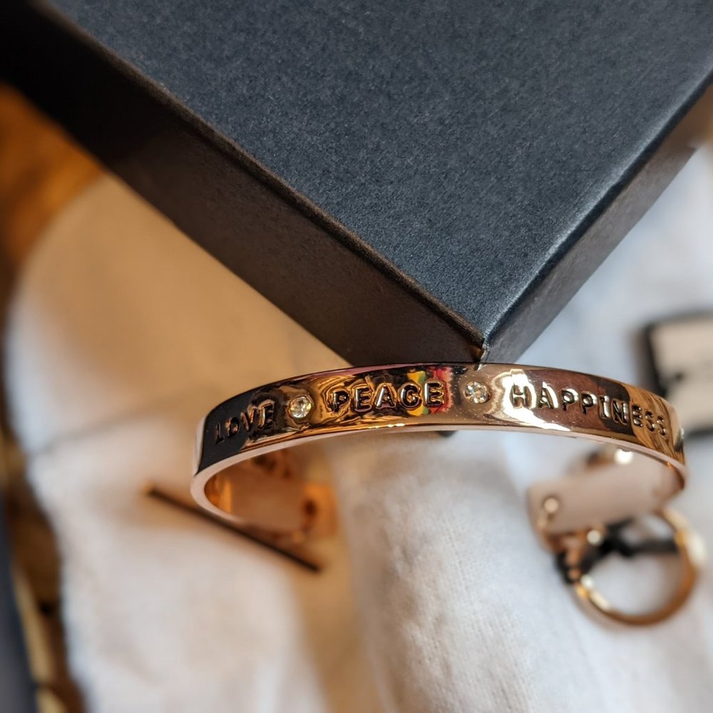 [2/$40] NWT - BCBGENERATION Bangle Bracelet - Rose Gold
